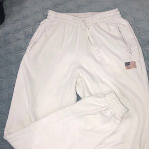 Brandy Melville White Sweatpants